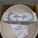 Homienly Salad Bowls Set of 6, 60 OZ Large Wheat Straw Bowls for Kitchen, Camping, Party, Unbreakable Lightweight Popcorn Bowl, Microwave and Dishwasher Safe Bowl Set with Unique Texture - Beige