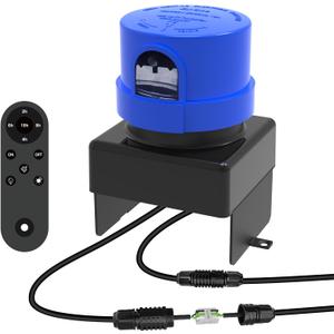 Kekeou Dusk to Dawn Sensor, photocell Sensor for Outdoor Lights Photoelectric Switch & Always-on,Timer, 15m Remote, 120-277V, up to 200W Load, Surge Protection, Tool-Free Wiring