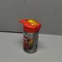 Zak Designs Disney Cars 3 - Stainless Steel Water Bottle with One Hand Operation Action Lid and Built-in Carrying Loop, Kids Water Bottle with Straw Spout is Perfect for Kids (15.5 oz, 18/8)