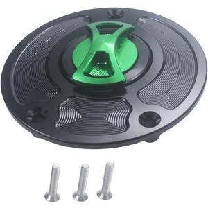 Motorcycle CNC Aluminum Gas Cap Gas Fuel Tank For ER400 ER-4N 2011-2013 ZX-6R 636 ZX636R 2007-2017 ZX-10R 2006-2017 ZX1000S/SX 2011-2017 ZX14 (ZZR1400) 2006-2011 ZX-14R 2012-2017