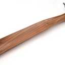 Bamber Wooden Shoe Horn Wood Shoehorn with Handle for Seniors Women Men Kids, 15'' Long, Black Walnut
