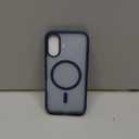 SUPFINE Magnetic for iPhone 16 Case (Compatible with MagSafe) (10 FT Military Grade Drop Protection) Slim Translucent Matte Shockproof with Anti-Fingerprint Phone Case, Navy Blue