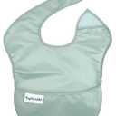 Tiny Twinkle Mess-Proof Baby Bib - Waterproof Bib for Baby Boy or Girl - Machine Washable - Adjustable Closure - PVC, BPA, & Phthalate Free - Great for Travel - Baby Food Bibs (3 Pack)