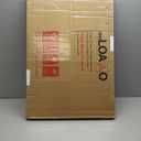 LOAAO 40X32 Inch Black Metal Framed Bathroom Mirror for Wall, Matte Black Bathroom Vanity Mirror Farmhouse, Large Rounded Rectangle Mirror, Anti-Rust, Tempered Glass, Hangs Horizontally or Vertically