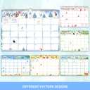 Comix 2026 Wall Calendar 14x11 Inch - 12 Monthly Calendar, January 2026 to December 2026, Calendar with Spiral Binding Week Numbers, Gift for Holiday, Ideal for School, Home and Office,Christmas Style (Fresh Watercolor)