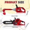 Arrowbash Toy Chainsaw & Kids Weed Trimmer Set for Kids, Battery Powered with Sounds, 2 Pcs Gardening Toy Gift for Boys & Girls