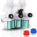 WTW8500DR2 WTW7500GW0 Washer Water Inlet Valve Fit for Whirl-pool WTW7500GC0 WTW8500DC2 WTW8500DR1 WTW7500GC2 WTW7500GW2 WTW8500DC0 WTW8500DR0 WTW8500DW0 WTW8500DW3 WTW8500DC5 WTW7500GW3 WTW8500DC3