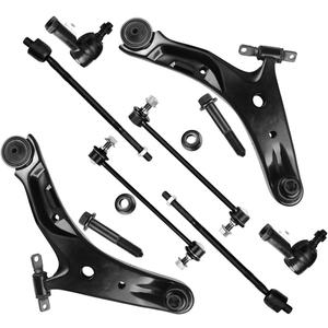 SCITOO 8pcs Front Suspension Kit Lower Control Arm w/Ball Joint Fit for Hyundai for Santa Fe 2001 2002 2003 2004 2005 2006 Inner Outer Tie Rod End Sway Bar Link