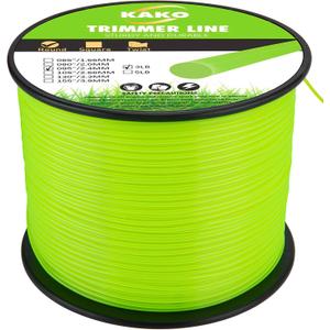 KAKO 095 Trimmer Line Heavy Duty, Weed Eater String .095, String Trimmer Line .095, Weed Eater Line .095, Trimmer String .095In-880Ft-3Lb Weedeater Line .095 Fits Most String Trimmers(Round)