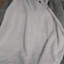 IFNOW Sherpa Wearable Blanket with Sleeves for Women Men Adults, Christmas Birthday Gifts for Women Mom Wife, Cozy Wearable Blanket with Arm and Pocket, Warm Full Body TV Wrap Throw Blanket, Grey