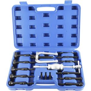 KUNTEC Blind Inner Bearing Race and Seal Puller Hole Remover Extractor Set Slide Hammer Tool Kit
