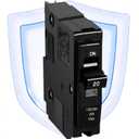 20Amp 1-Pole Circuit Breaker for QO120CP,Compatible with SD QO Load Center, CSED, and NQOD Distribution Panels,120/240 V,10kA