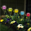 5 x Bytech 5-Pack Solar Powered Tulip Stake