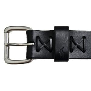 Polo Ralph Lauren Mens Leather Belt 32 Black