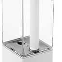 Modern Automatic Soap Dispenser, Premium ABS Sensor-Activated Bathroom Soap Dispenser Set with Dish Brush, USB Rechargeable Lithium Battery