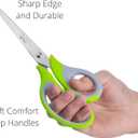 Mr. Pen Multipurpose Scissors - 8 inch, Pack of 4, Sharp Adult Office Scissors for Paper and Fabric