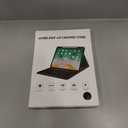 BLUTLOTUS Keyboard case for iPad 5th/6th Generation 2017/2018, 9.7 Inch iPad Air 2 Case, Removable Wireless Backlit Detachable Keyboard, Folio Smart Cover(Black)