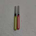 Arcos Paring Knife Set of 3 Pieces 4 Inch Stainless Steel. Colorful Kitchen Knives for Peeling Fruits and Vegetables. Ergonomic Polypropylene Handle. Serie B-Line. Color Orange, Red and Green.