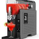 Slushie Machine for Home  70oz Frozen Drink Maker with 6 Presets, No Ice Needed, 360 Mixing, One-Touch Self-Cleaning, Ice Cream & Smoothie Machine for Margaritas, Frapps, Cocktails & More (Gray)