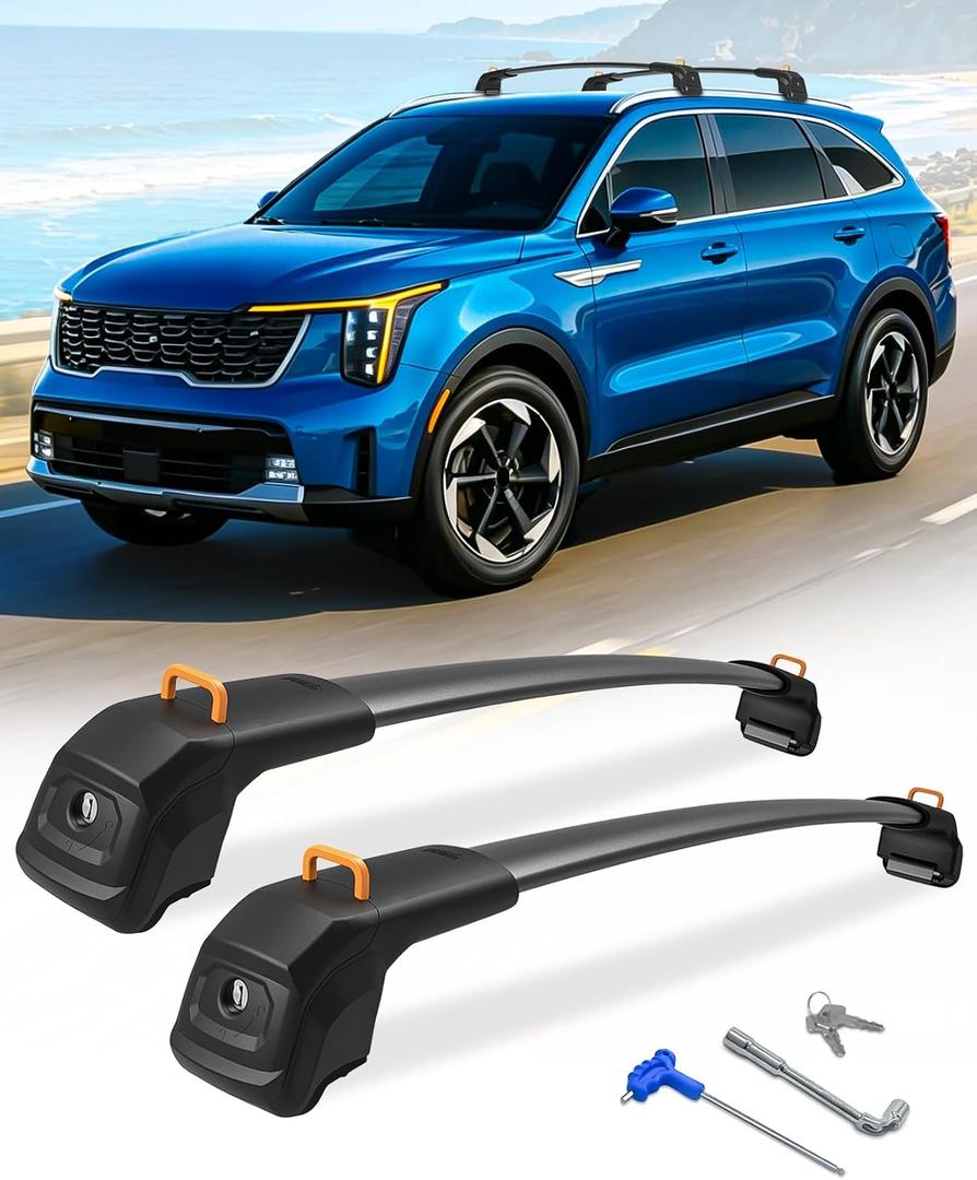 Roof Rack Cross Bars 360lbs Compatible with Kia Sorento 2021-2026