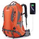 G4Free 50L Hiking Backpack Waterproof Daypack Outdoor Camping Climbing Backpack with Rain Cover for Men Women