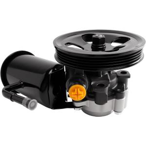 Power Steering Pump Assembly with Pulley & Reservoir, Compatible with 1995-2004 Toyota Tacoma V6 3.4L,1996-2002 4Runner V6 3.4L,1995-1998 T100 V6 3.4L,Replaces 21-5229 4432004030 4432004052