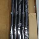 1 Diameter Curtain Rods Itself is 30 to 144 inch 1 Pack Fit 30-142 inch, 66 to 120 inch Window with Heavy Duty Adjustable Rod Matte Black Splicing Metal Extra Long Curtain Rod for Windows