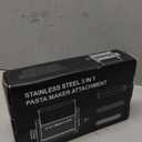 3 in 1 Pasta Attachment for KitchenAid Stand Mixer, All Metal Pasta Maker KitchenAid Attachment, Pasta Sheet Roller, Spaghetti Cutter, Fettuccine Cutter Maker Accessories and Cleaning Brush by Gvode