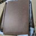 COLAMY Leather Recliner Chair for Adults, Swivel Rocker Recliner for Small Spaces, Wide Glider Rocking Nursery Chair with Ergonomic High Backrest, for Home Living Room, Office, Bedroom（Cocoa）