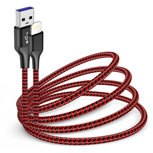 iPhone Charger Cable 2Pack 6FT, Nylon Braided Lightning Cable, [Apple MFi Certified] Fast Charging iPhone Charger Cord Compatible with iPhone 14 13 12 11 Pro Max XR XS X 8 7 6 Plus iPad and More