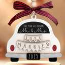 Wedding Gifts - Mr and Mrs Gifts - Wedding Gift for Couples 2025, Bride, Future Mr and Mrs - Bridal Shower Bride Gift Ideas for Her, Married Couple, Newlywed - Wood Hanging Ornament 2025