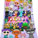 FINENESS SINCE 1988 Gamer Cartoon Blanket for Boys Birthday Throw Blanket for Boys Birthday Gift Home Fleece Throw Blankets for Couch Bed Sofa Gamer Blanket 50"x40"