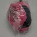 Lesure Donut Dog Bed Cover Medium Washable Replacement Cover Jacquard Shaggy Plush for Cute Pet Cat Mat 30x30x8 Inches, Tickled Pink