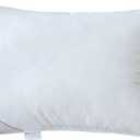 Goose Feathers Down Pillow for Sleeping,Hotel Collection Queen Size Soft Bed Pillow,100% Cotton Cover Queen Size (20X30IN) 1 Pack (White)