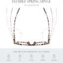 Reading Glasses for Women Men - Blue Light Blocking Magnifying Readers,Oprah Square Anti-Glare Computer Eyeglasses (Multi-01)