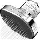 Qure Shower Filter Head for Hard Water, healthier Hair, Skin & Nails, Reduces 99% Chlorine, High Pressure Showerhead, Improve your Beauty and Skincare Routine, Dermatologist-approved - Silver