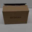 Hudgan Stackable Storage with Bamboo Top for Laundry Room Organization, Extra Large Trash Bag/Garbage Bag Dispenser, Under Sink Organizer, Pantry Organizers