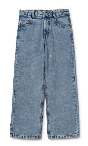  Blue Emebellished Straight Fit Jeans
 11