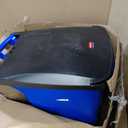 Rubbermaid Commercial Products BRUTE Rollout Heavy-Duty Wheeled Trash/Garbage Can, 32-Gallon, Blue, for Restaurants/Hospitals/Offices/Warehouses/Garage
