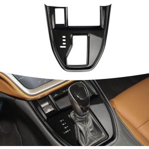 INTGET Gear Panel Cover for 2020-2022 2023 2024 2025 Subaru Outback Accessories Subaru Legacy Accessories Center Console Gear Frame Cover Interior Decoration for Outback/Leagcy Accessories 2020-2025 (without Button Hole, carbon fiber)