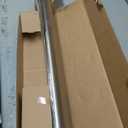 Ivilon Drapery Window Curtain Rod - Knob Design, 1 Inch Rod, 48 to 86 Inch. Satin Nickel