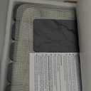 Large Stone Dish Drying Mat for Kitchen Counter, Quick Dry Stone Dishes Mats, Foldable Water Absorbing Diatomaceous Earth Drying Organizer Pad for Plate Rack Bottles Utensils(Dark Gray 24"16" & 8"x4")