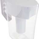 Brita Slim Water Pitcher with 1 Filter, White, 5 Cup