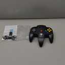 KIWITATA N64 Wireless USB Controller for Switch System Games, 2.4ghz Rechargeable Wireless N64 Remote Joystick Controller for Switch/Switch Lite/Switch OLED, MAC, PC Windows 7,8,10,11 Black