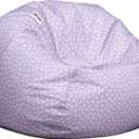 Big Joe Classic Bean Bag Chair, Petal Pip Lilac Smartmax, Durable Polyester Nylon Blend, 2 feet Round