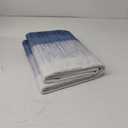 Lahome Modern Washable Kitchen Runner Rug 2'x6' - Non-Slip Ultra-Thin Bathroom Rugs, Soft Neutral Print Carpet Runners for Hallway 6ft, Bedroom, High Traffic Areas (Black, Easy Clean, Stylish Design) (Blue)