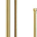 Retro Shower Slide Bar Handheld Shower Head with Hose, 5-Function Hand Shower with Wall Mount (Brushed Gold)
