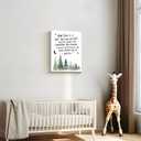 Christian Nursery Wall Art Mountain Pictures Baby Boy Decor 16x24 Inch