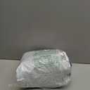 Inflatable Foot Rest Pillow for Travel - Adjustable Height Flight Foot Rest with Eye Mask and Earplugs for Kids & Adults on Airplane, Car, Train, Office, and Home (Gray, 2 PCS)