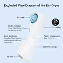 Ear Dryer with Red Light - Compact and Portable for Ear Comfort
